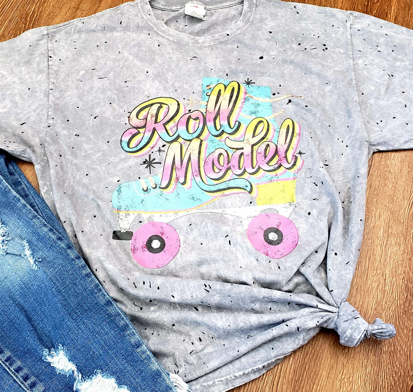 Roll Model Splatter Tshirt