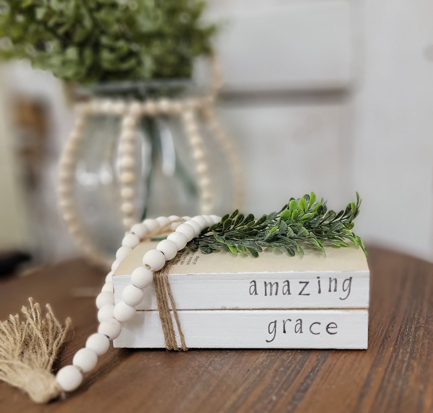 Amazing Grace Stacked Books