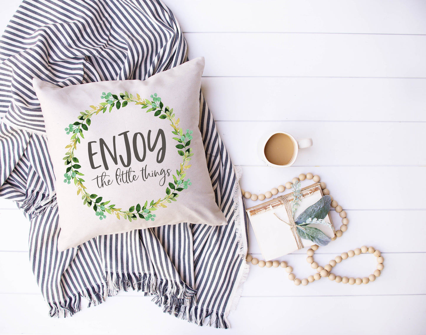 Enjoy The Little Things Pillow