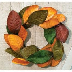 Fall Magnolia Wreath