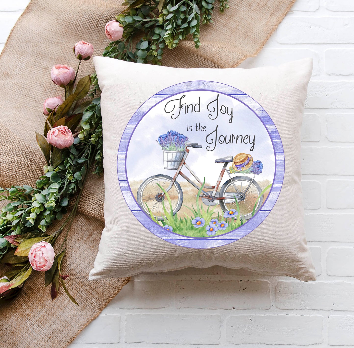 Find The Joy Journey Bike Pillow