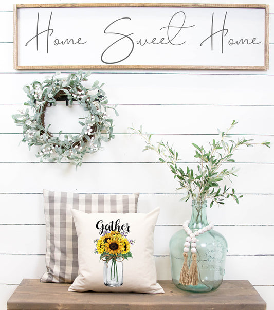 Gather Mason Jar Pillow