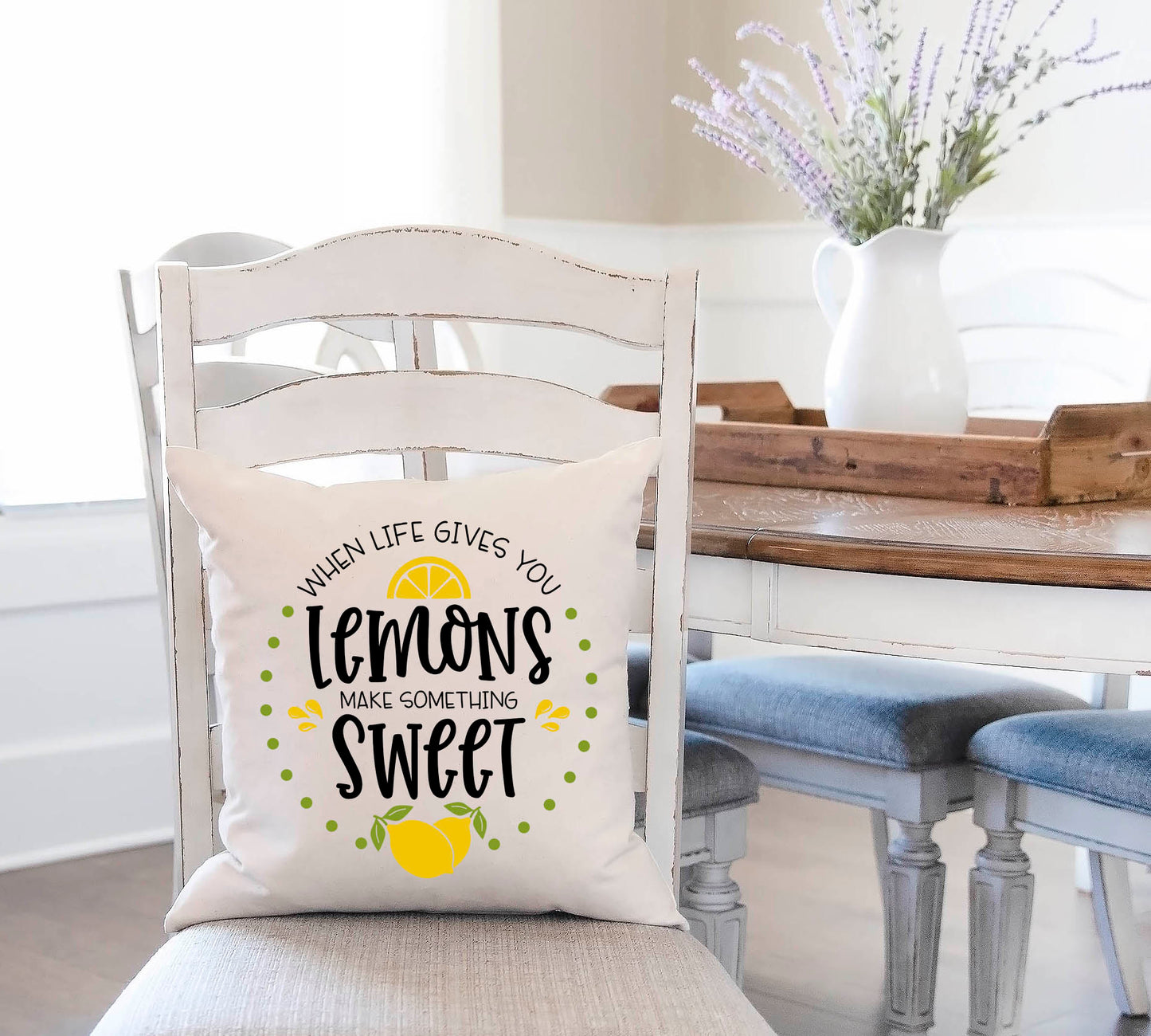 Make Something Sweet Lemon Pillow