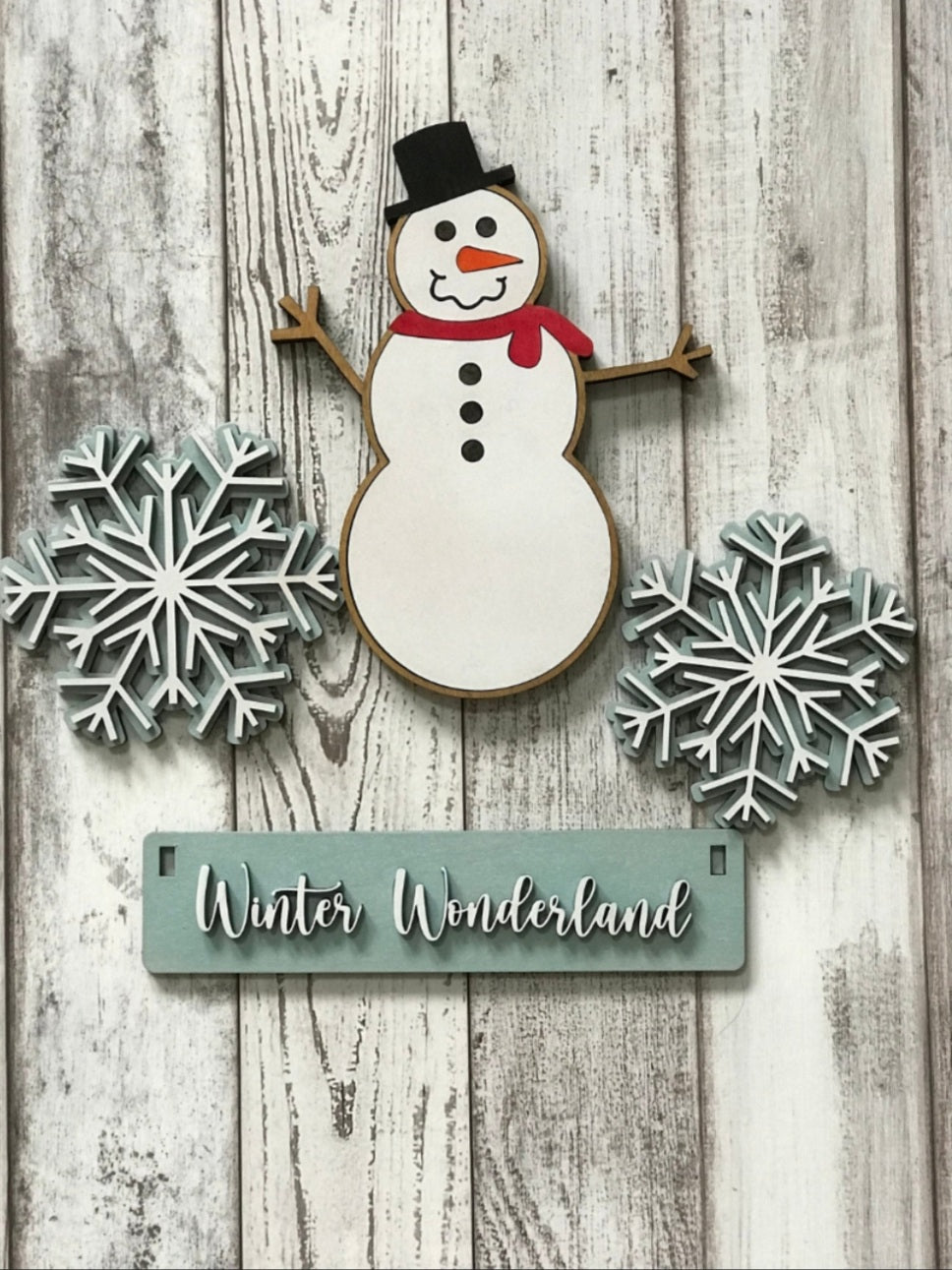 Winter Wonderland Wagon Insert Set