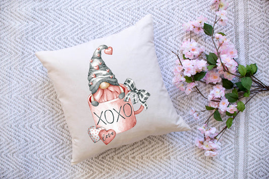 XOXO Gnome Cup Pillow Cover